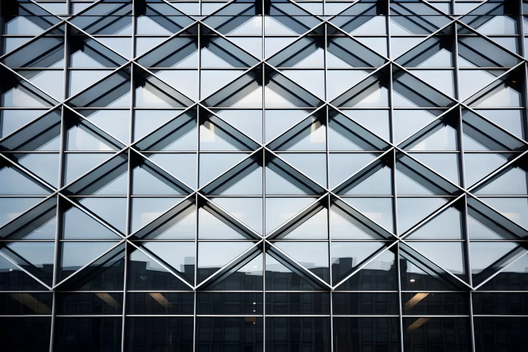 architectural-symmetry-abstract-pattern-glass-facade