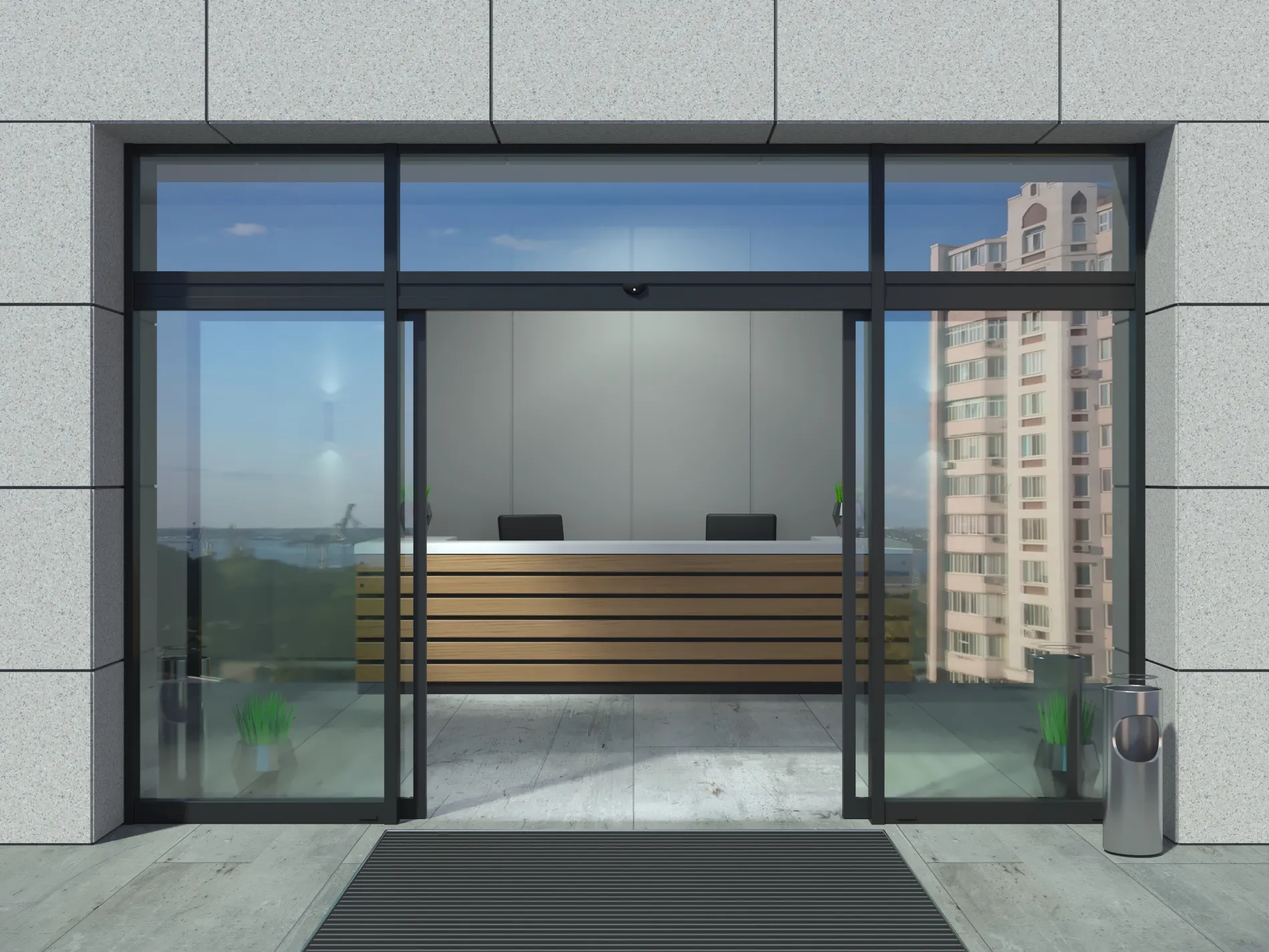 automatic-sliding-open-doors-office