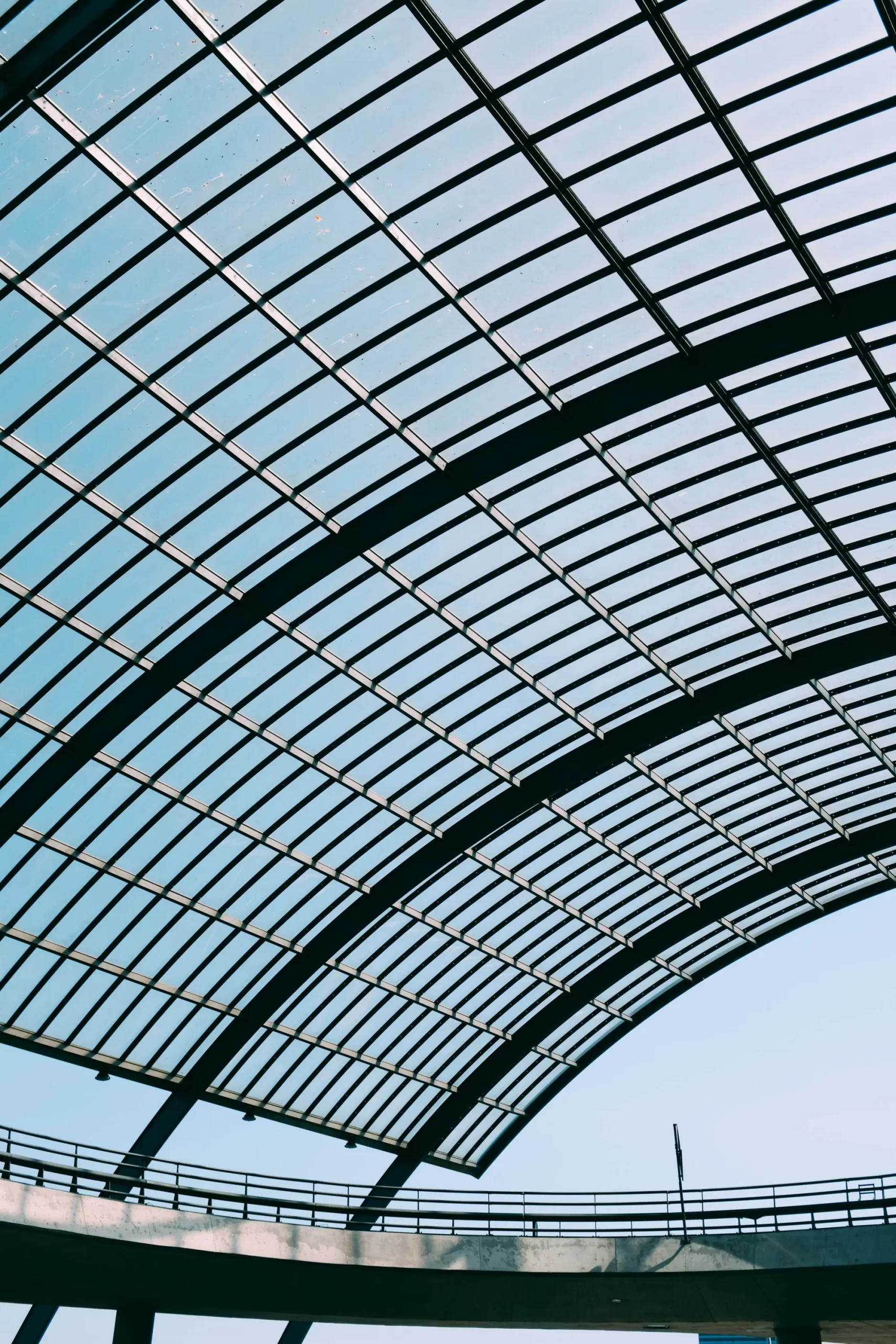 glass-roof-modern-building-blue-sky