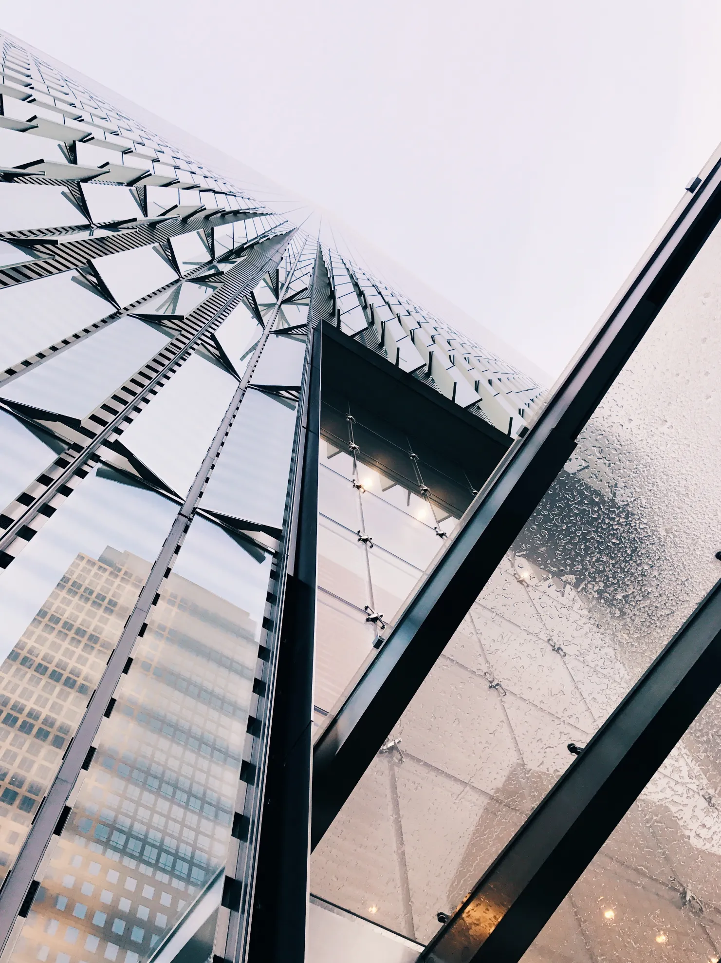 vertical-low-angle-shot-abstract-brutalist-architectural-building